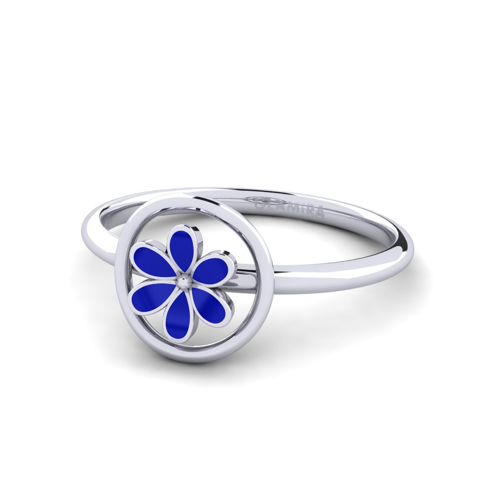 White Silver Ring Cortege