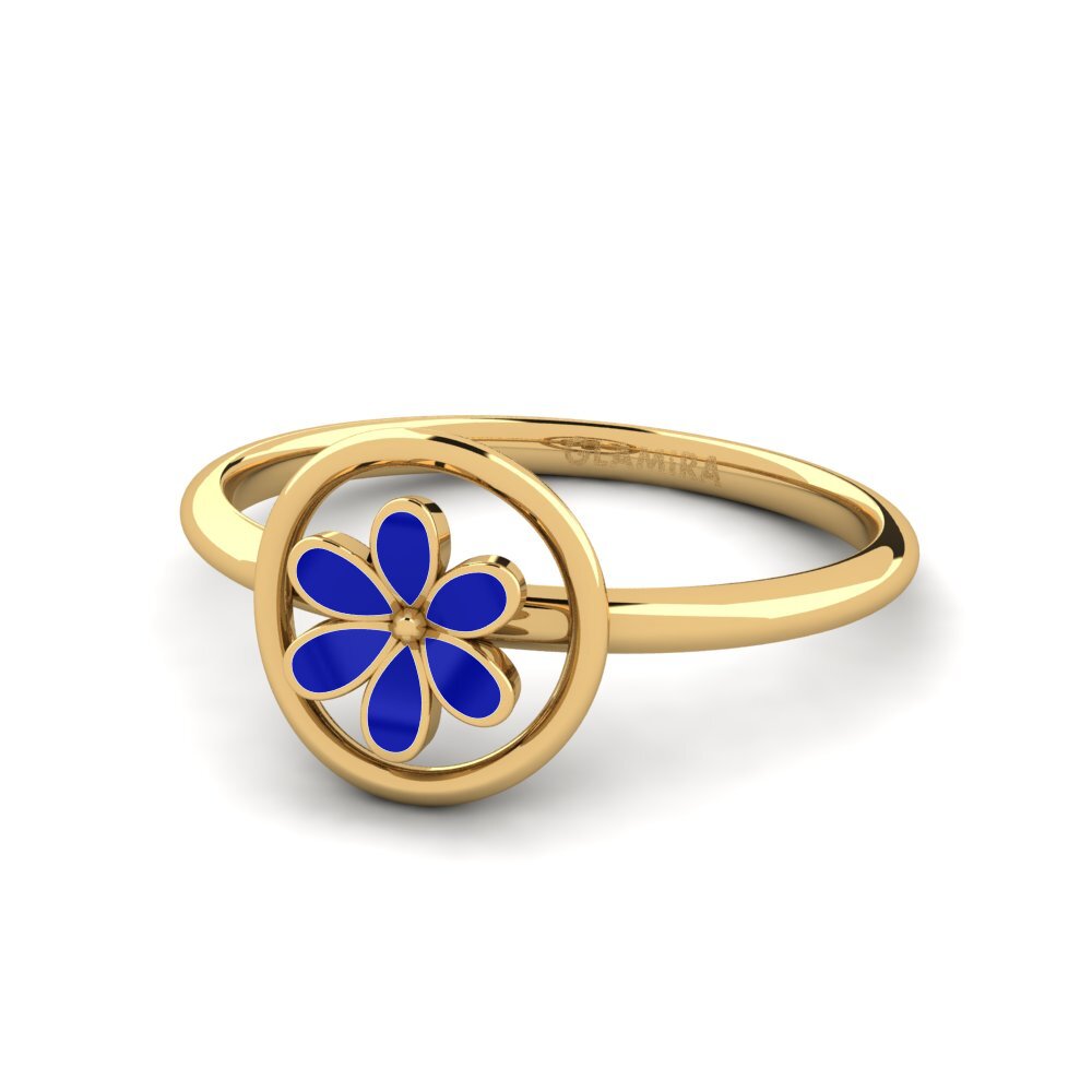 Gelbgold 375 Ring Cortege