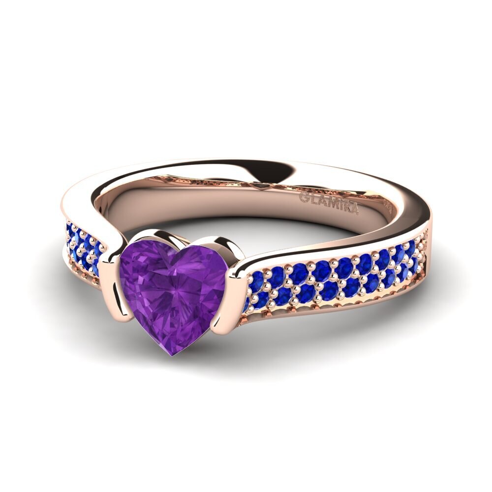 Amethyst Engagement Ring Cosenza