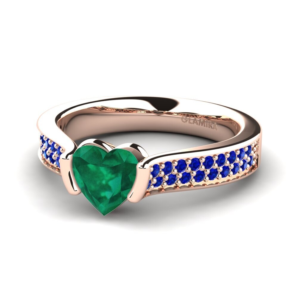 Corazón Anillo de compromiso Cosenza