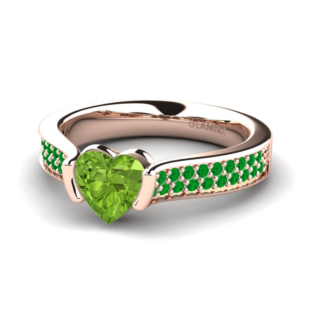 Peridot Engagement Ring Cosenza