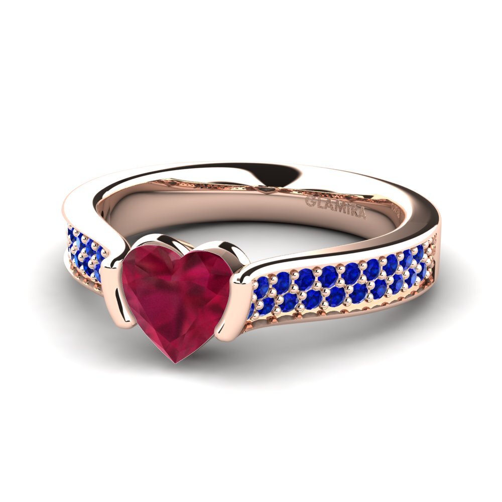 Ruby Engagement Ring Cosenza