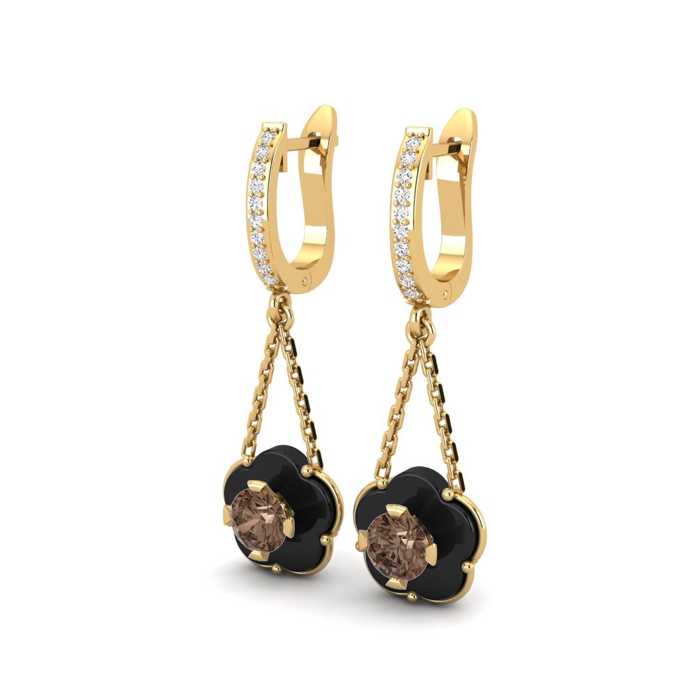 Smoky Quartz Women's Earring Cosgrove