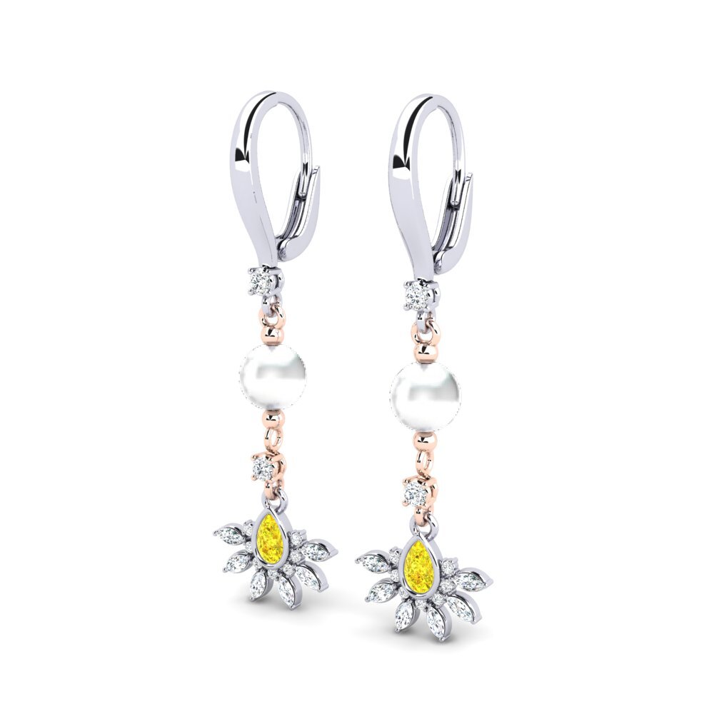 Yellow Sapphire Women's Earring Cosie