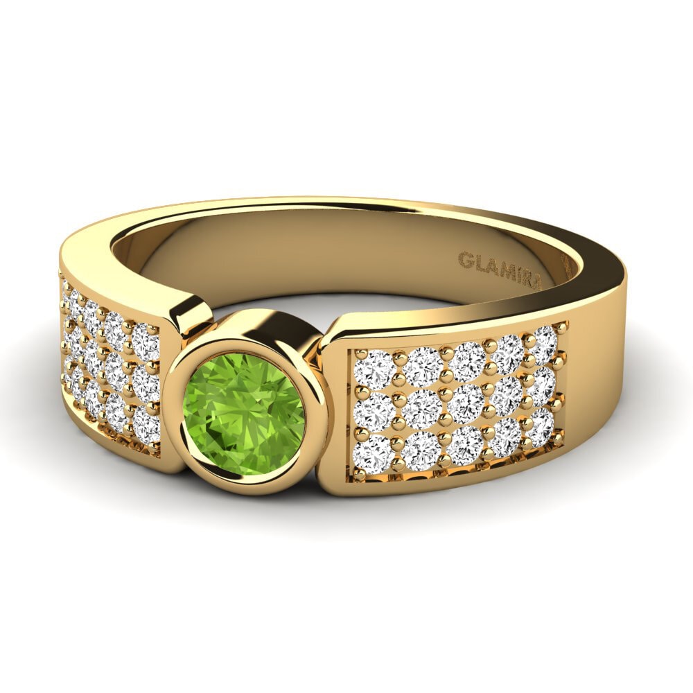 Peridoto Anillo de compromiso Cosmence