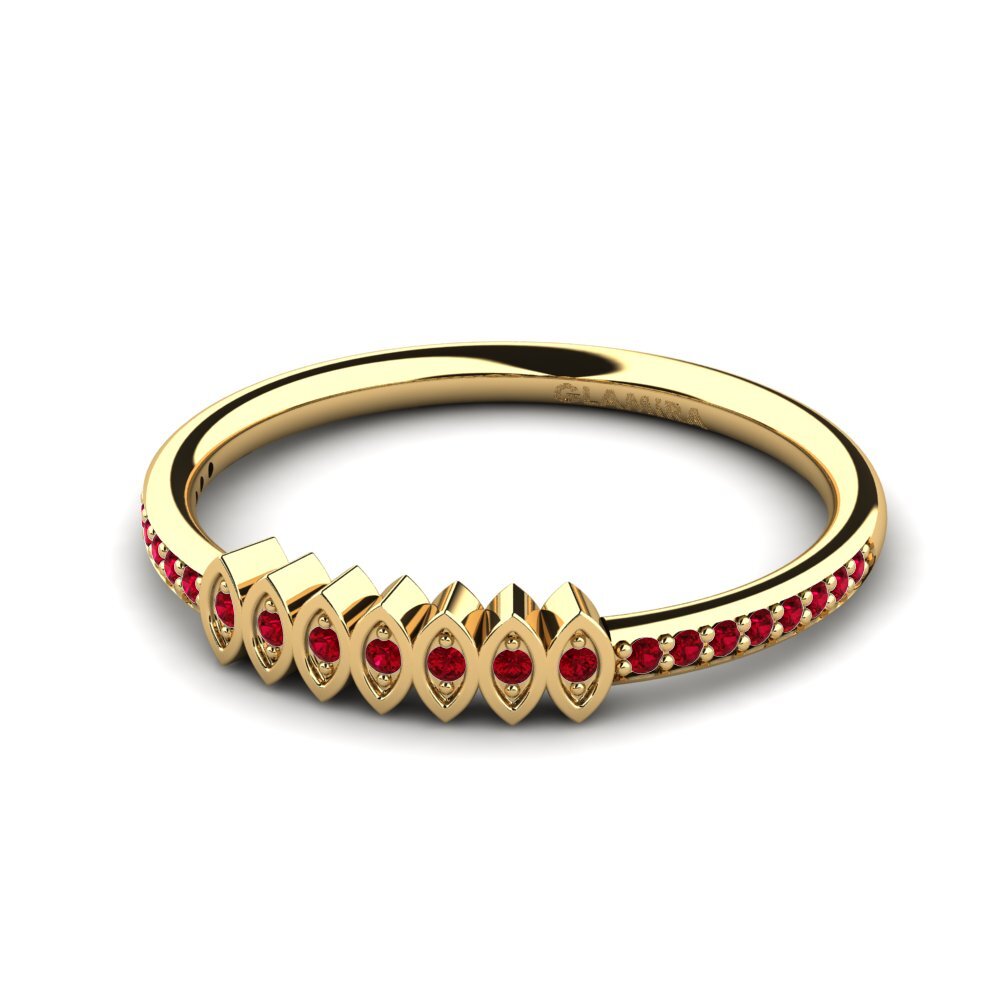 Circonita Roja Anillo Cosmine
