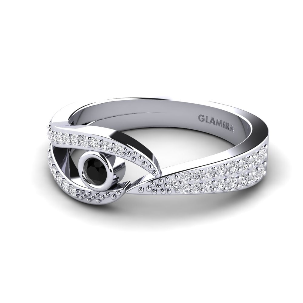 Black Diamond Engagement Ring Cosper