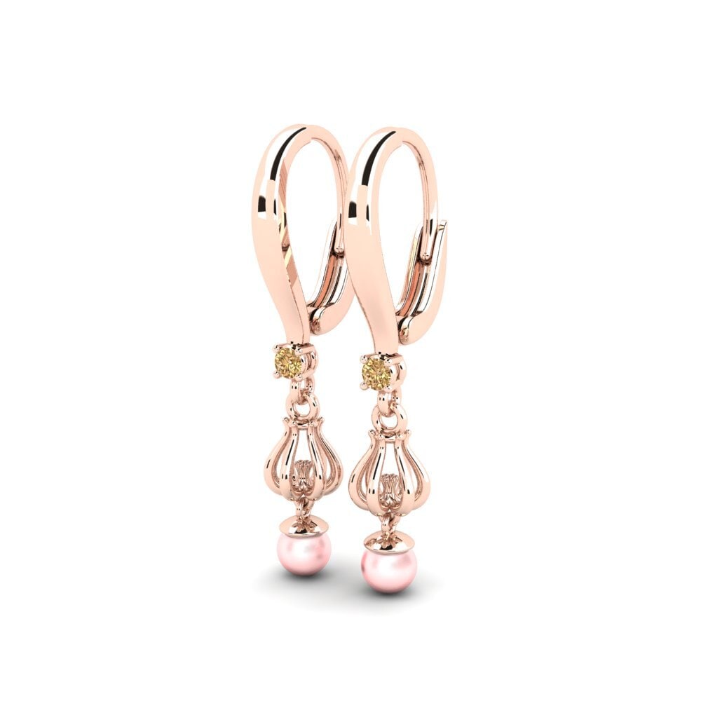 Brown Diamond Women's Earring Cossenta
