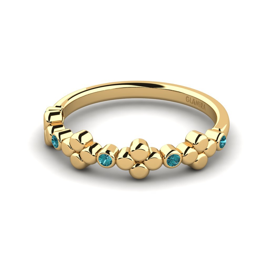 Blue Diamond Ring Costale