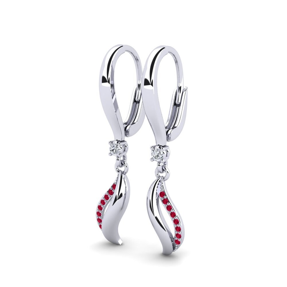 Rubin Damen ohrring Cotrebandes