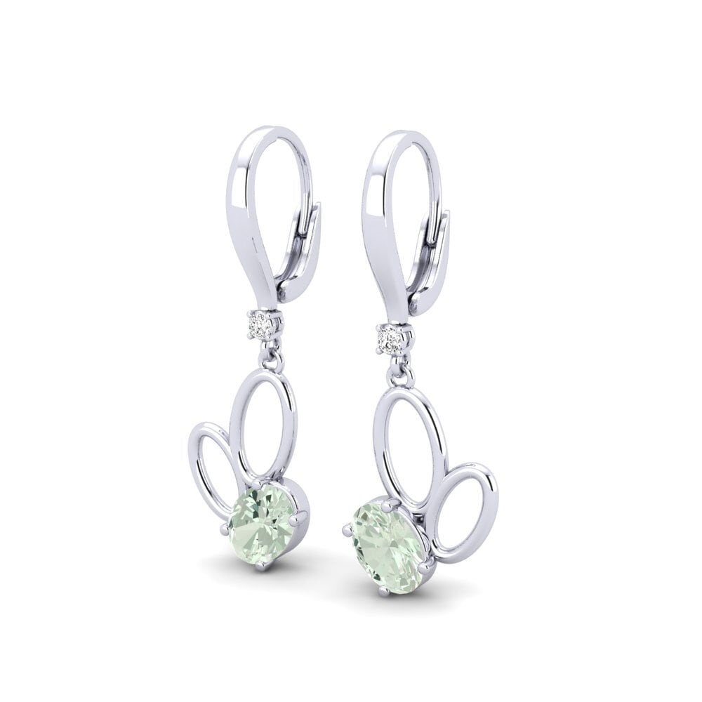 Green Amethyst Women's Earring Cotrecoup