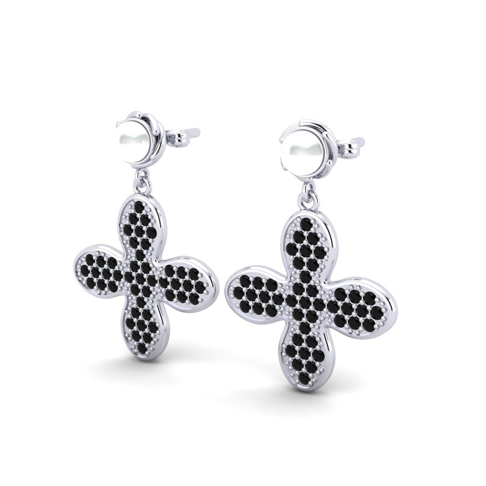 Black Diamond Women's Earring Cotye