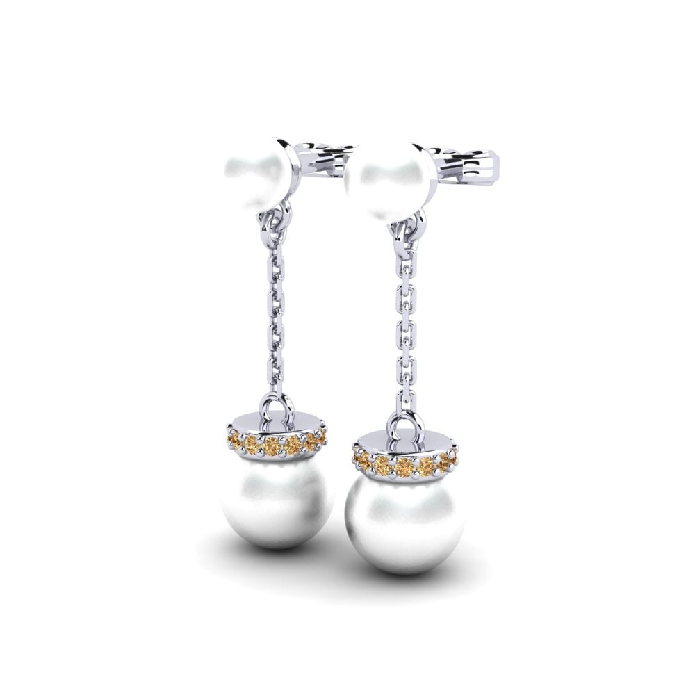 Brown Diamond Women's Earring Couplage