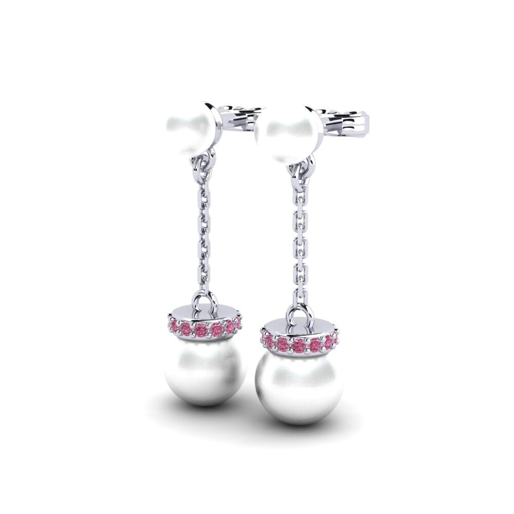 Rhodolite Garnet Women's Earring Couplage