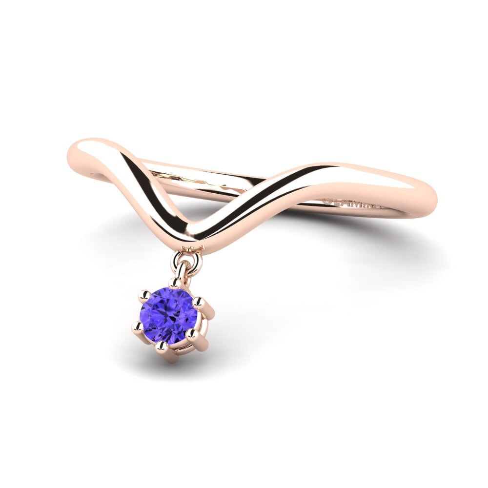 Tanzanite Ring Couplet