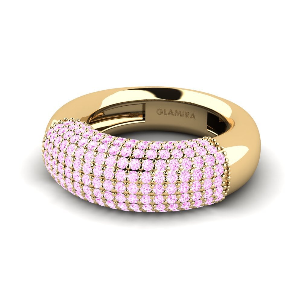 Rosa Saphir Pinker Ring Cowe