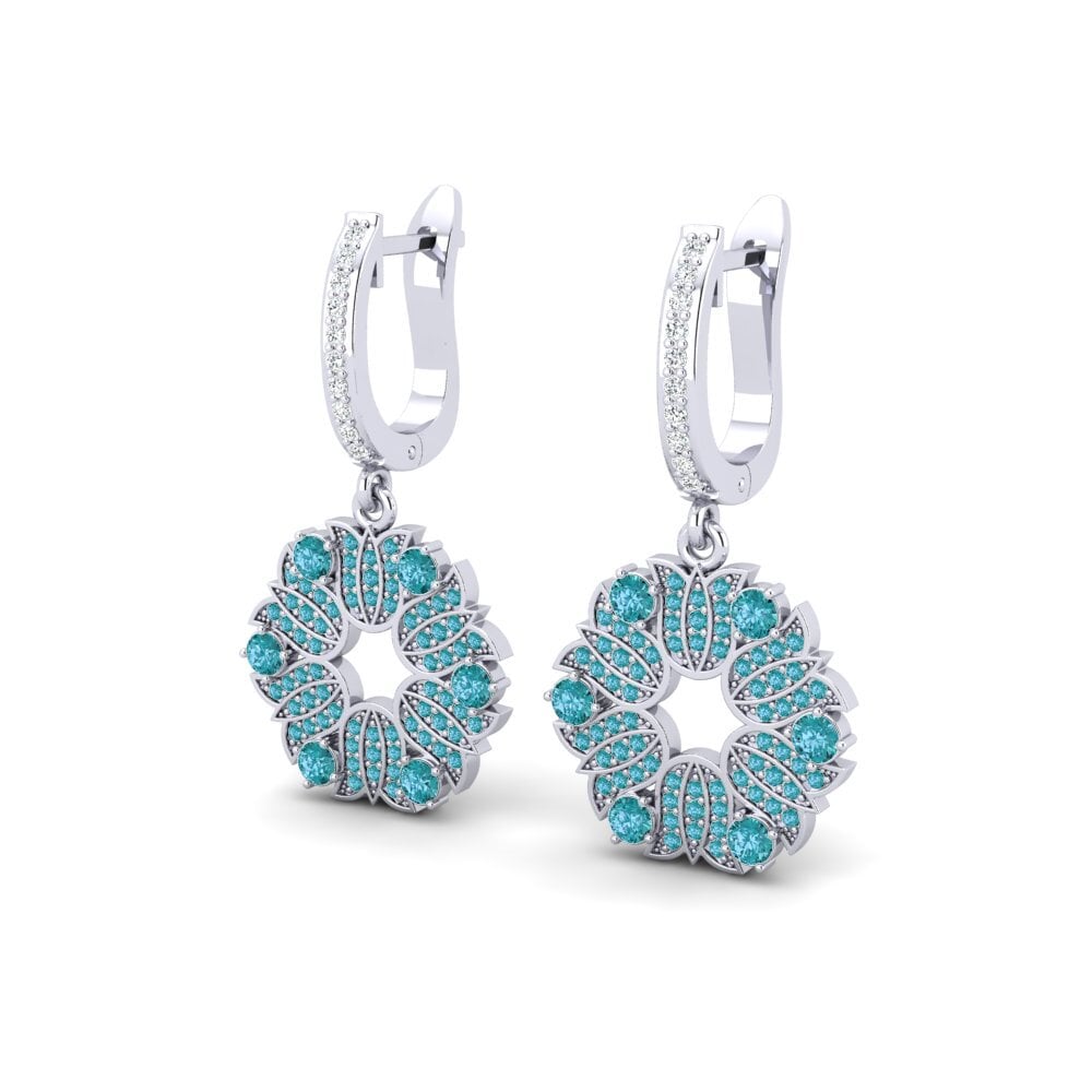 Blue Diamond Women's Earring Cracho
