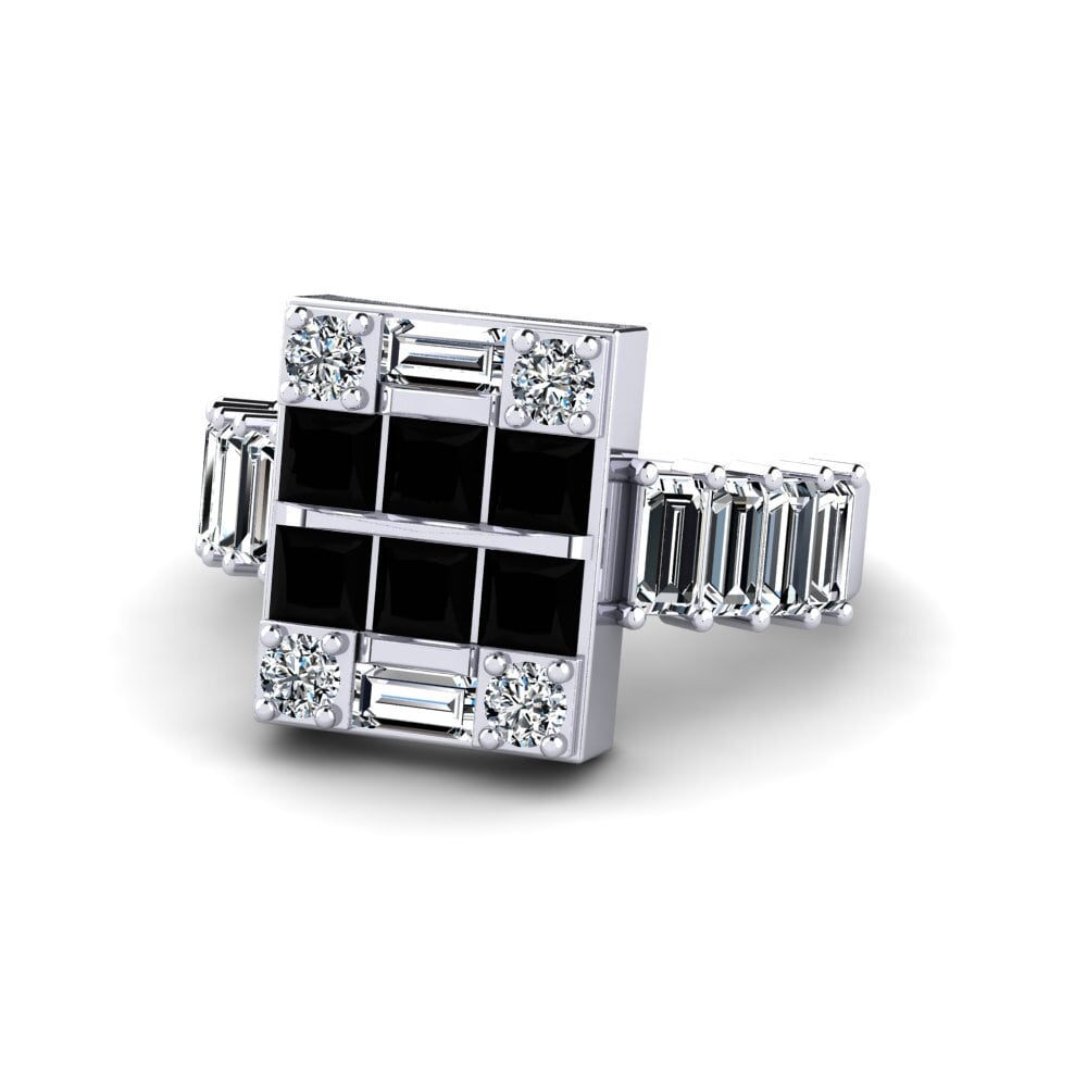 Black Diamond Engagement Ring Crampfish
