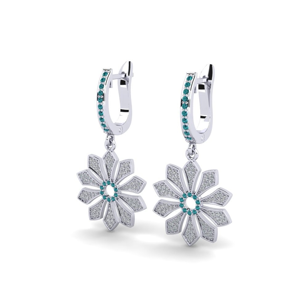 Blue Diamond Women's Earring Crampo