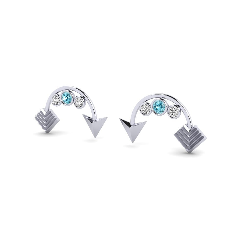 Blue Zircon Women's Earring Crannog