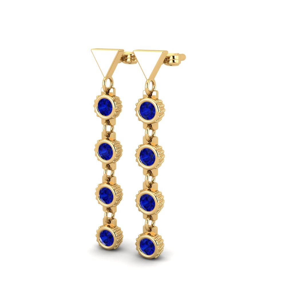 9ct Yellow Gold Women's Earring Creech