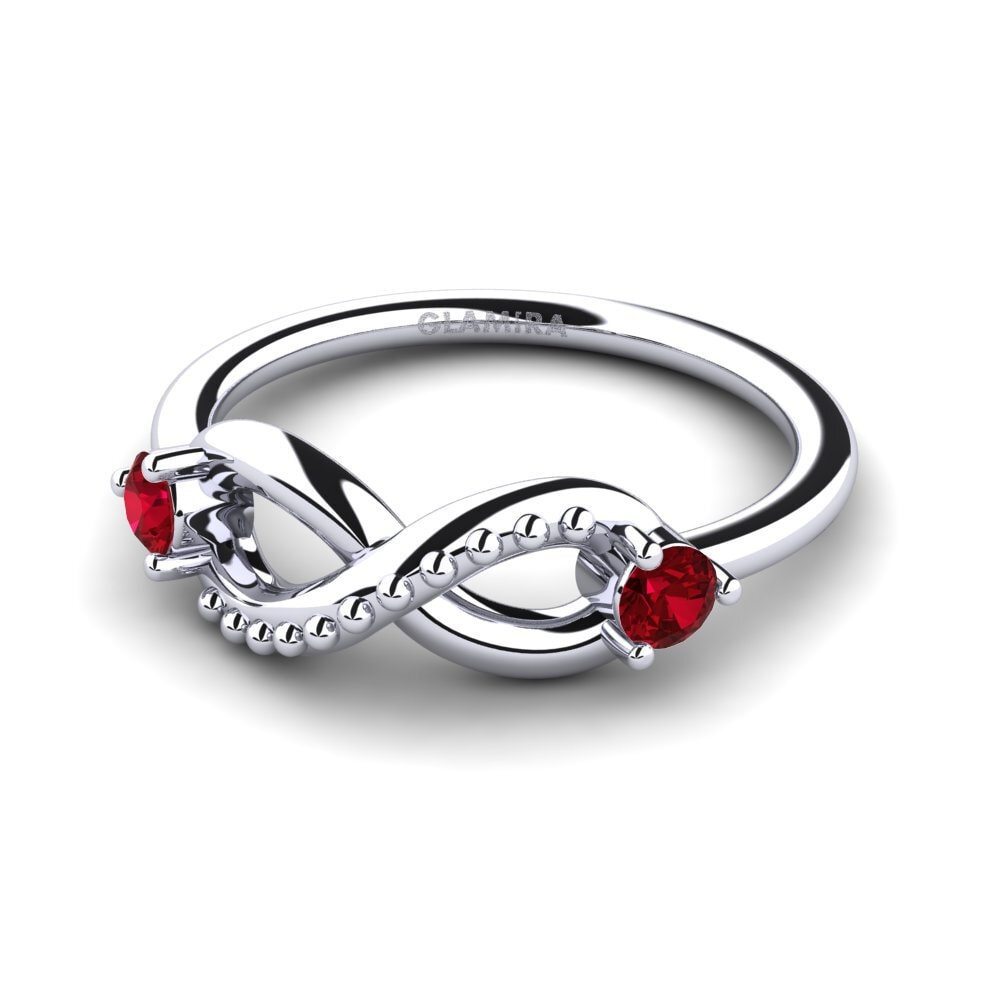 Circonita Roja Anillo Cregan