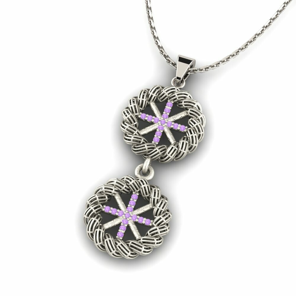 Amethist Dames Hanger Crepele