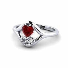 Infinity Ruby (Lab Created) Rings