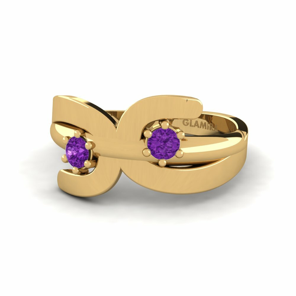 Améthyste Bague Cresting