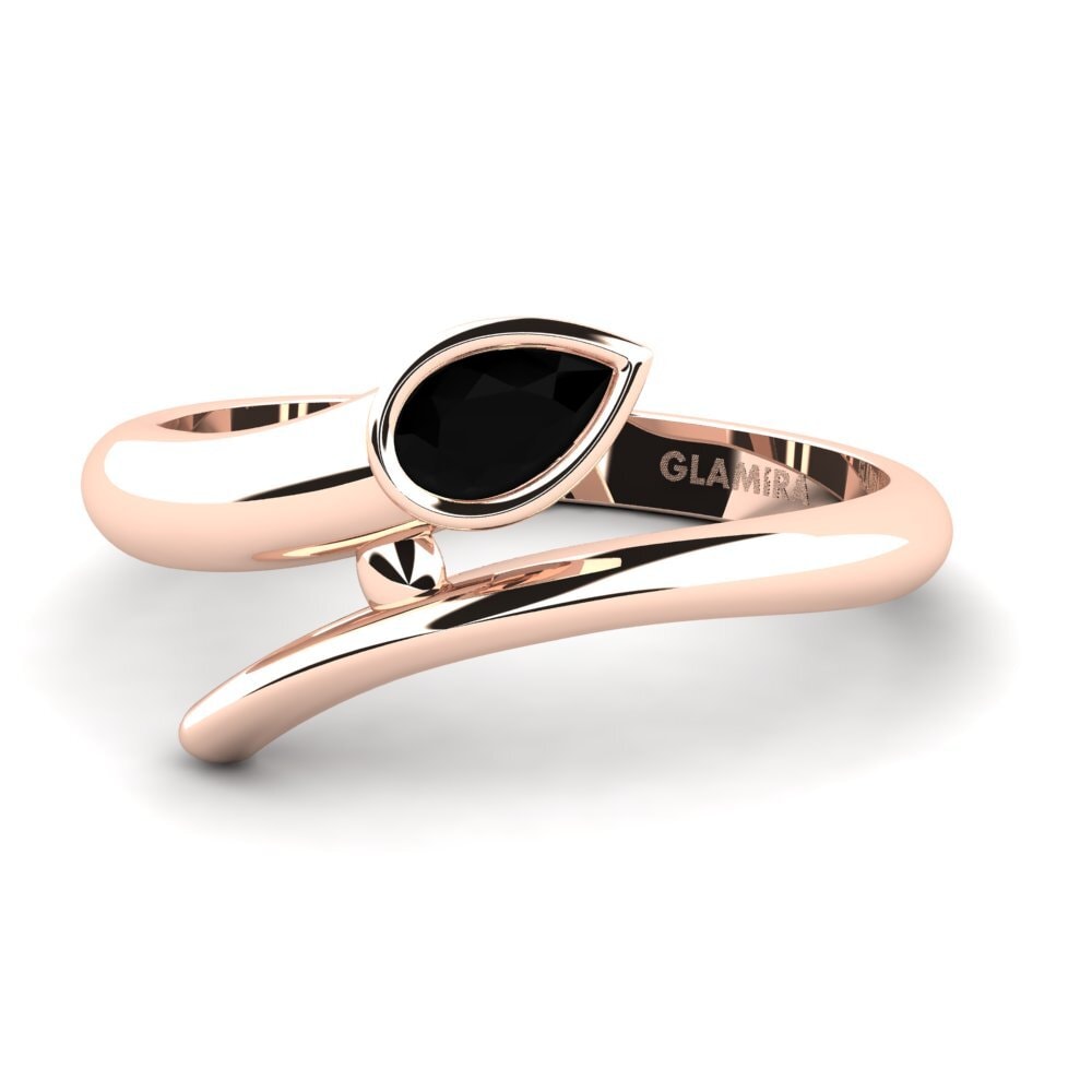 Schwarzer Diamant Ring Crevaison