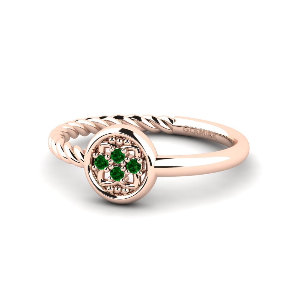 Green Zirconia Ring Crevasse