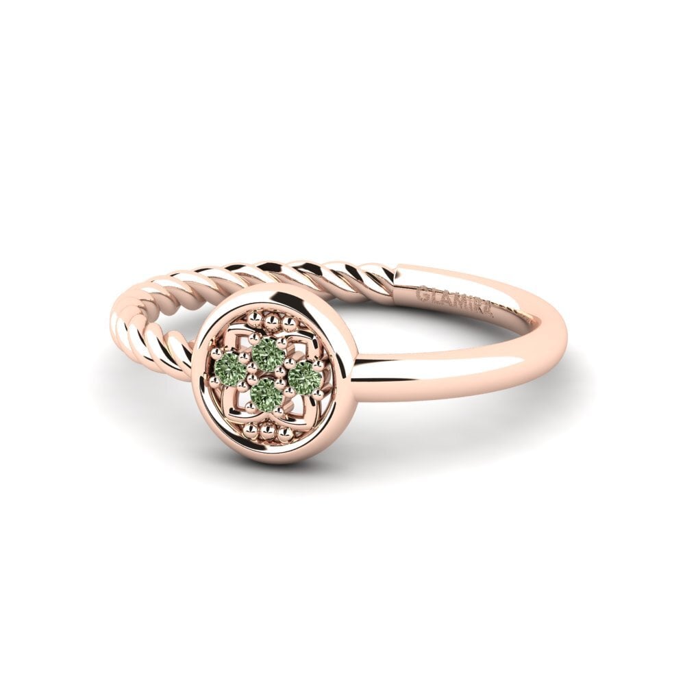 Green Diamond Ring Crevasse