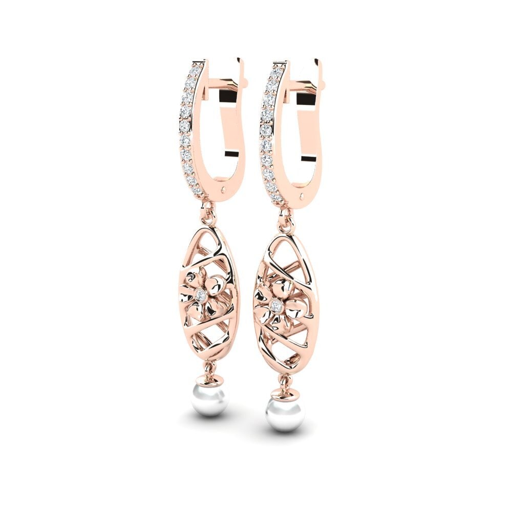 14ct Rose Gold Women's Earring Criminaliste