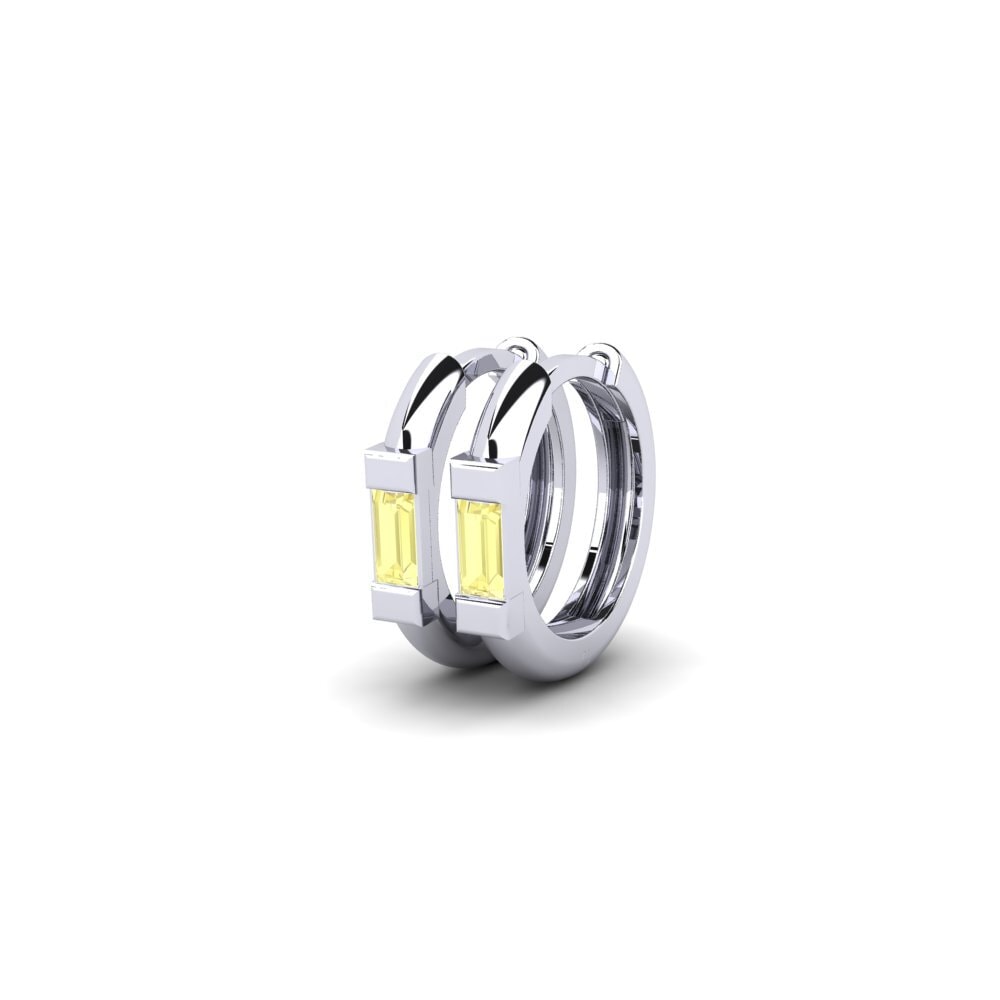 Yellow Sapphire Women's Earring Crin