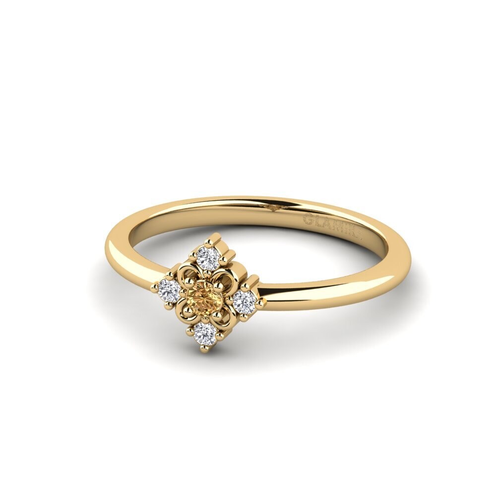 Brown Diamond Pinky Ring Crio
