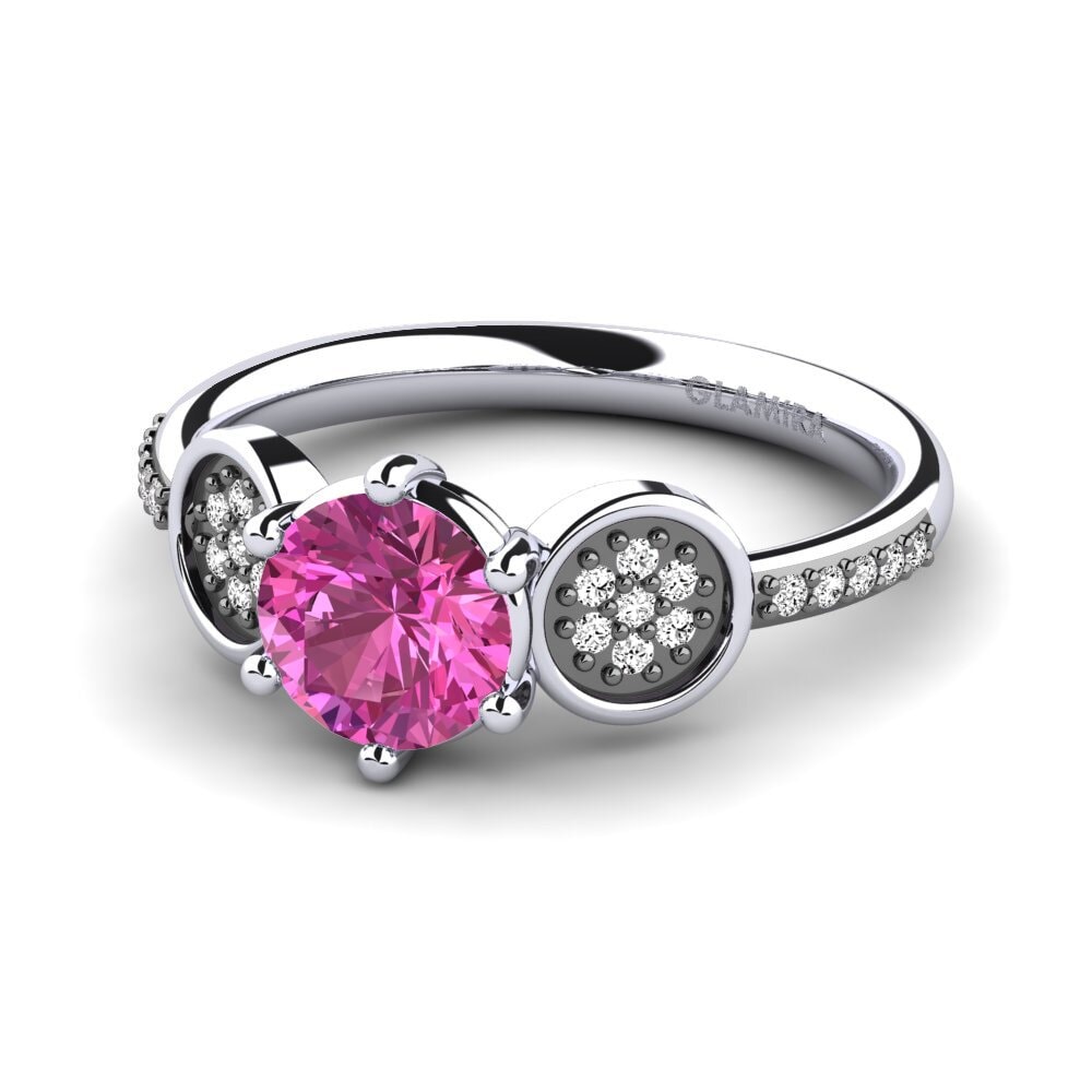 Topacio Rosa Anillo de compromiso Cristie