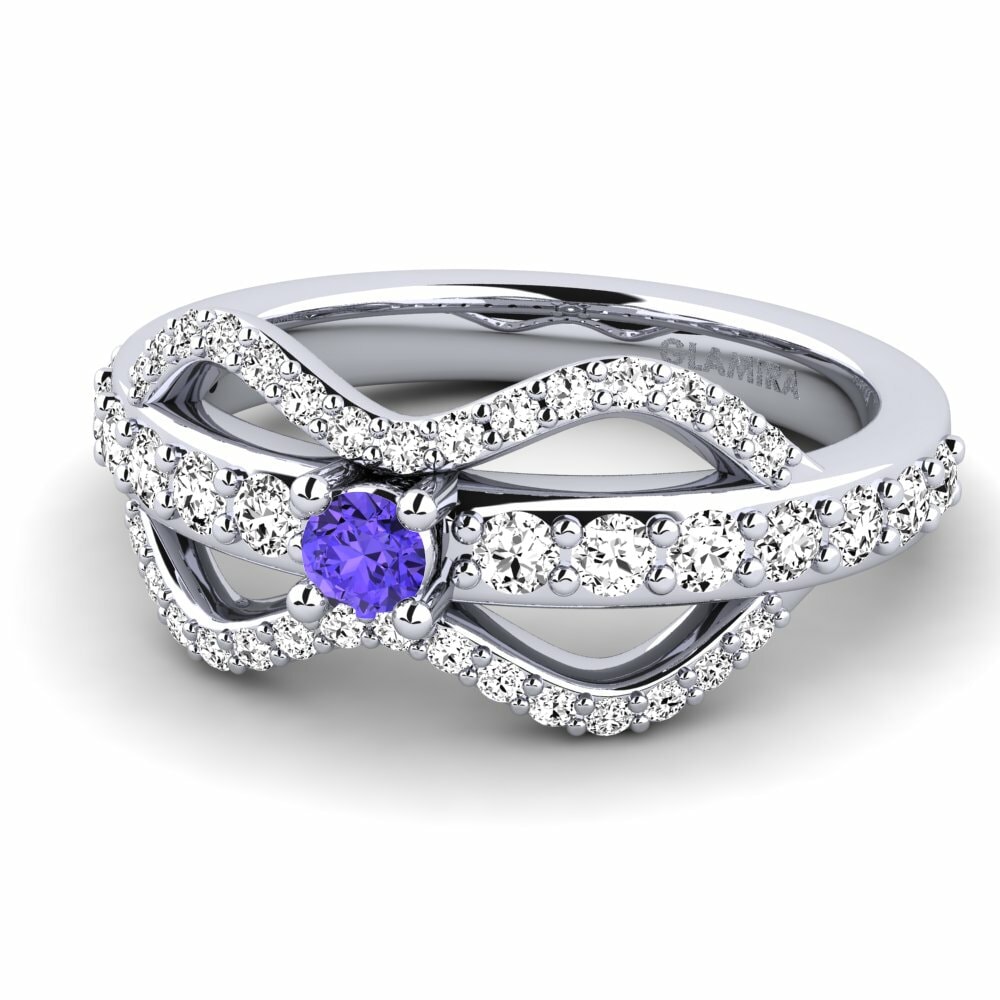 Tanzanita Anillo de Mujer Crocol