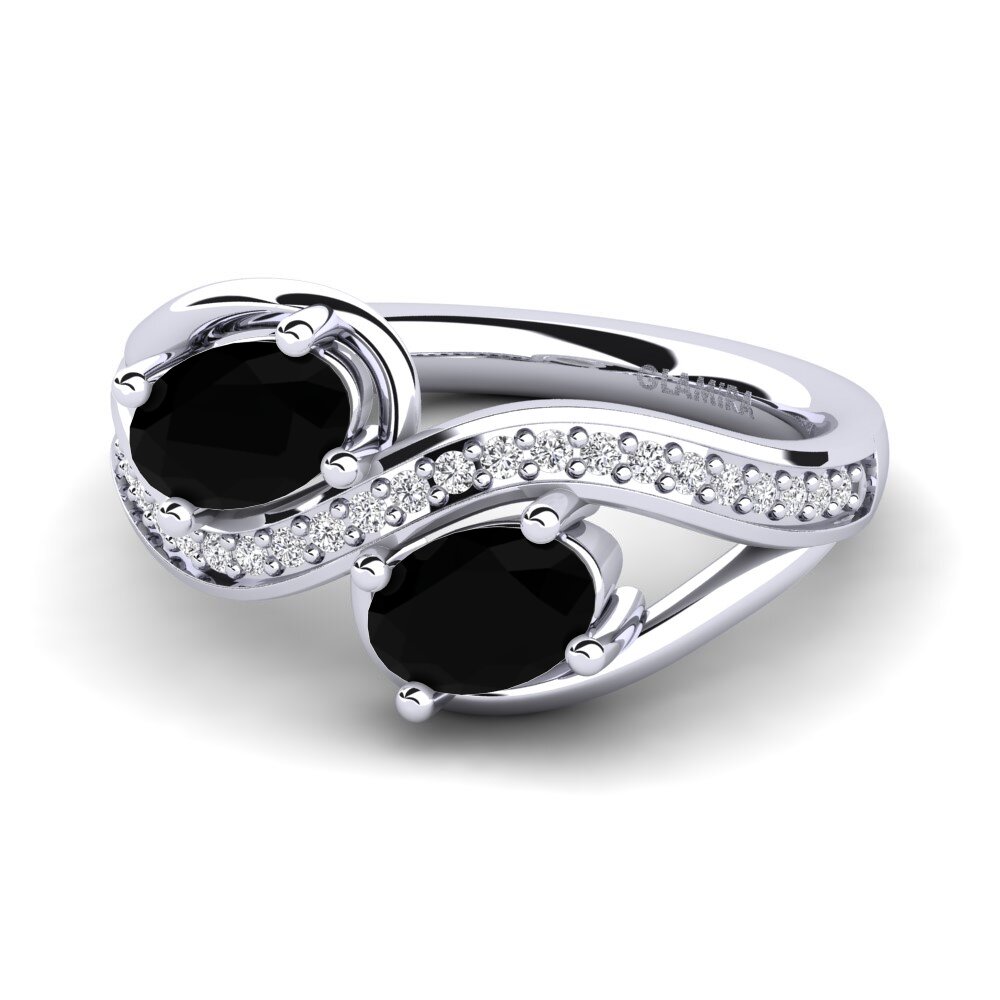 Schwarzer Diamant Ring Crocus