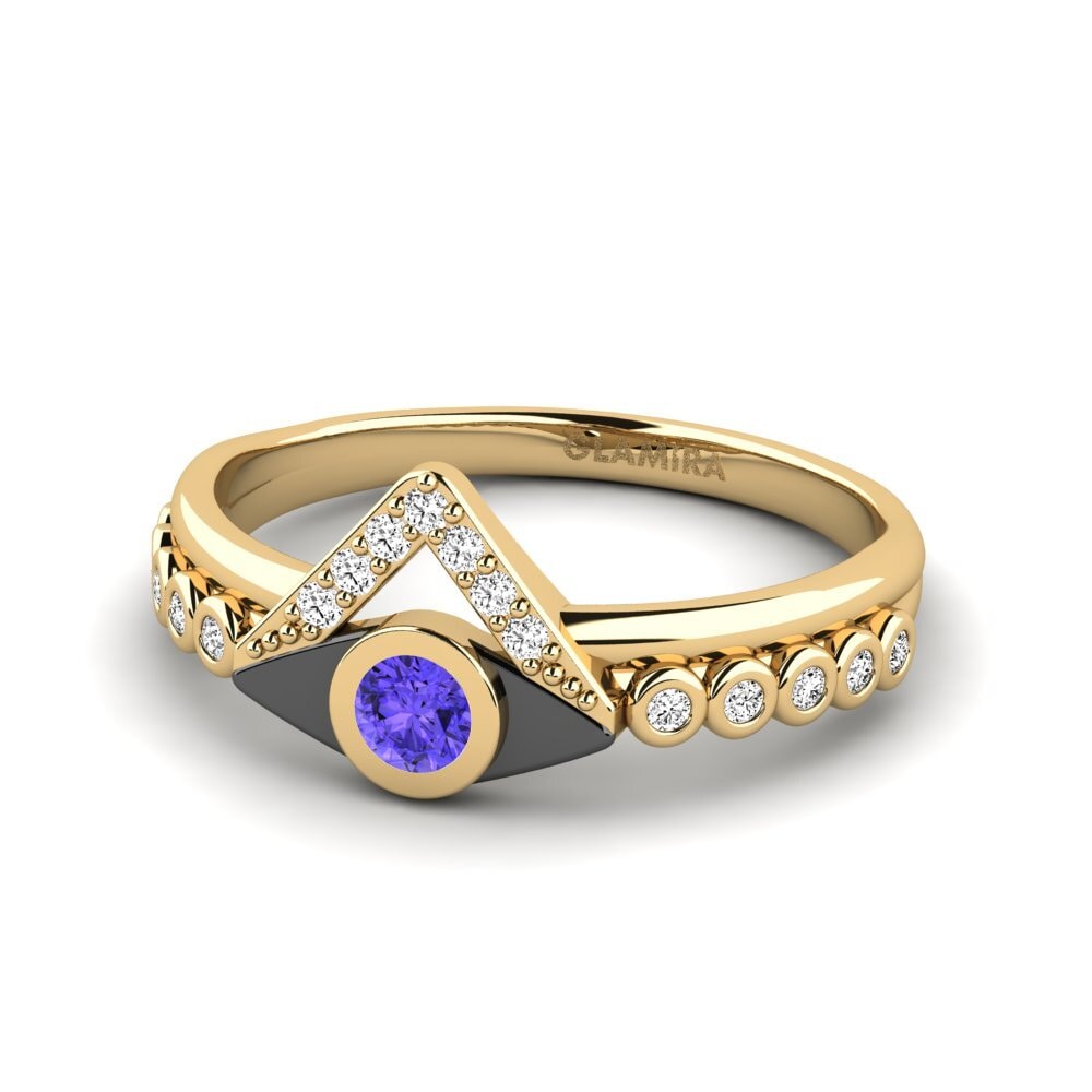 Tanzanite Anel Crownprincess