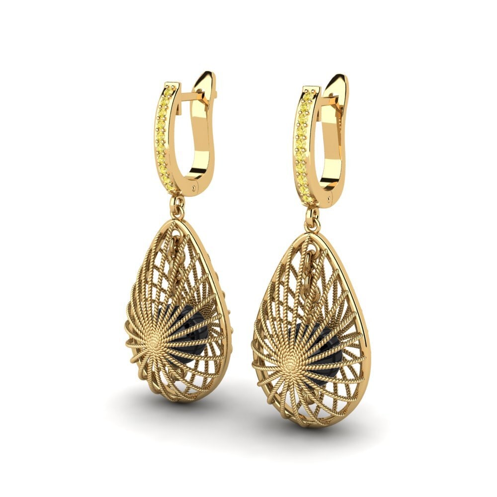 Yellow Sapphire Women's Earring Croxton