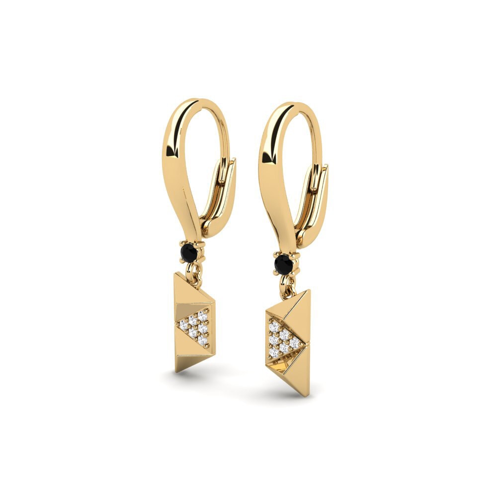 Nilam Hitam Anting-anting wanita Croydon