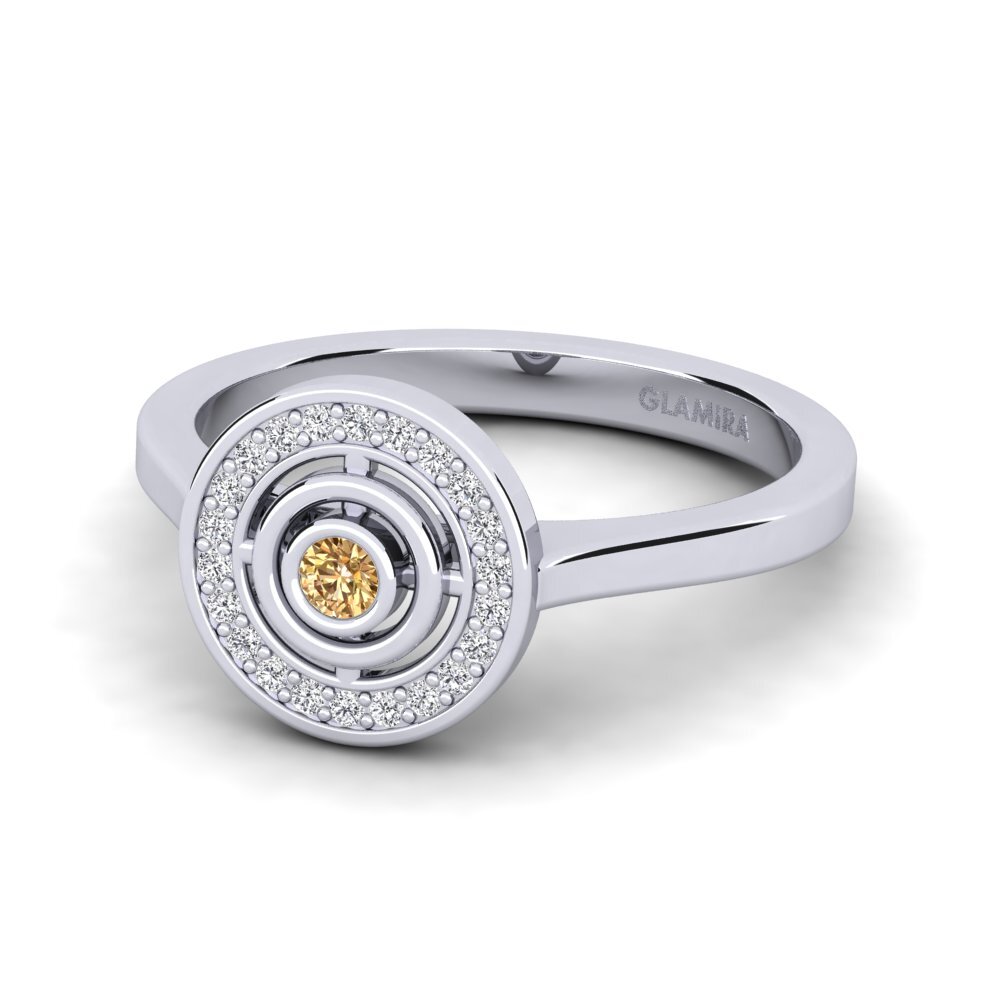 Brown Diamond Engagement Ring Crvecoeur