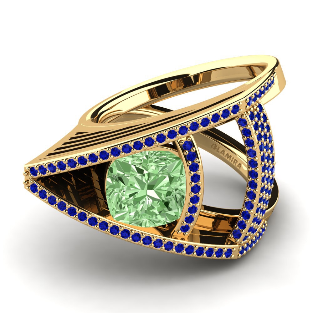 Green Diamond Ring Csenge