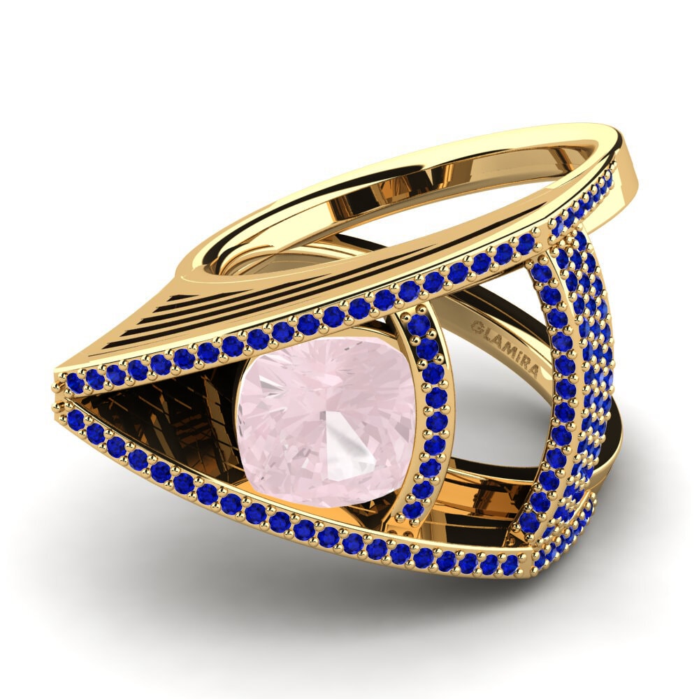 Rose Quartz Ring Csenge