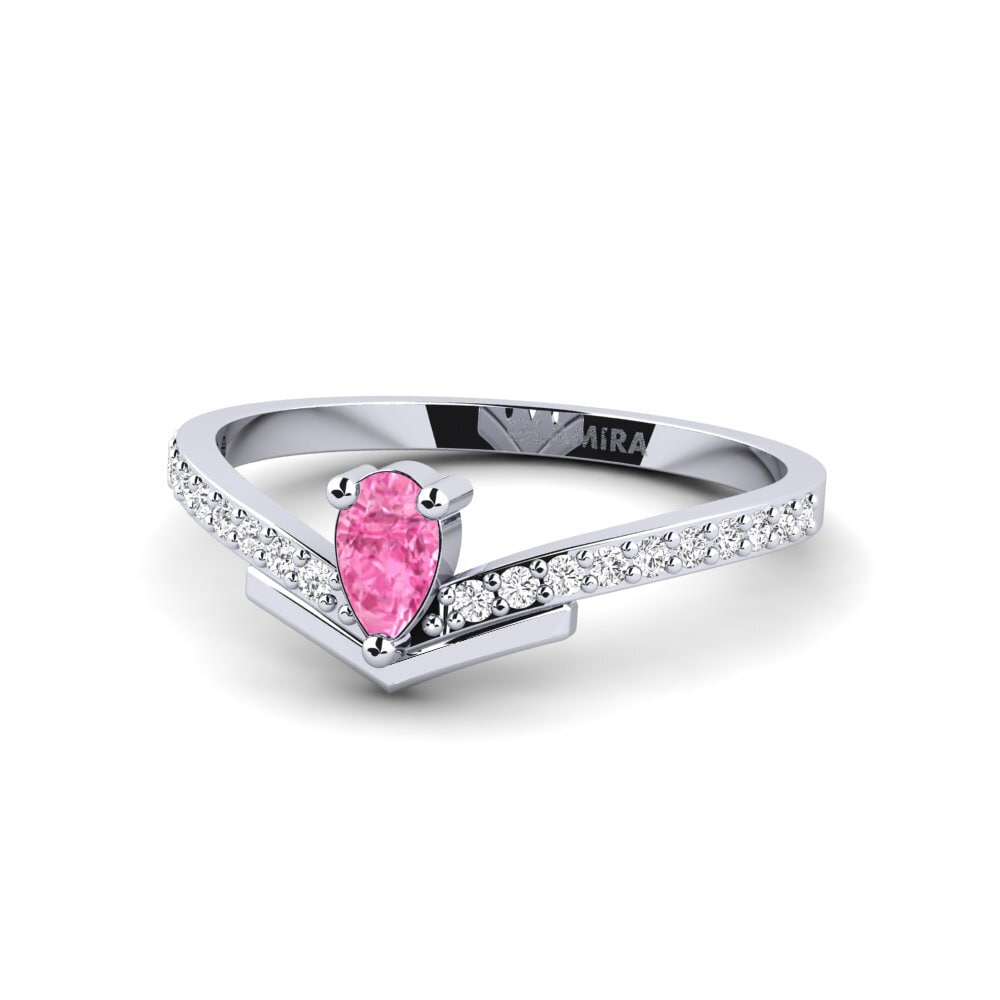 Pink Sapphire Engagement Ring Culturally