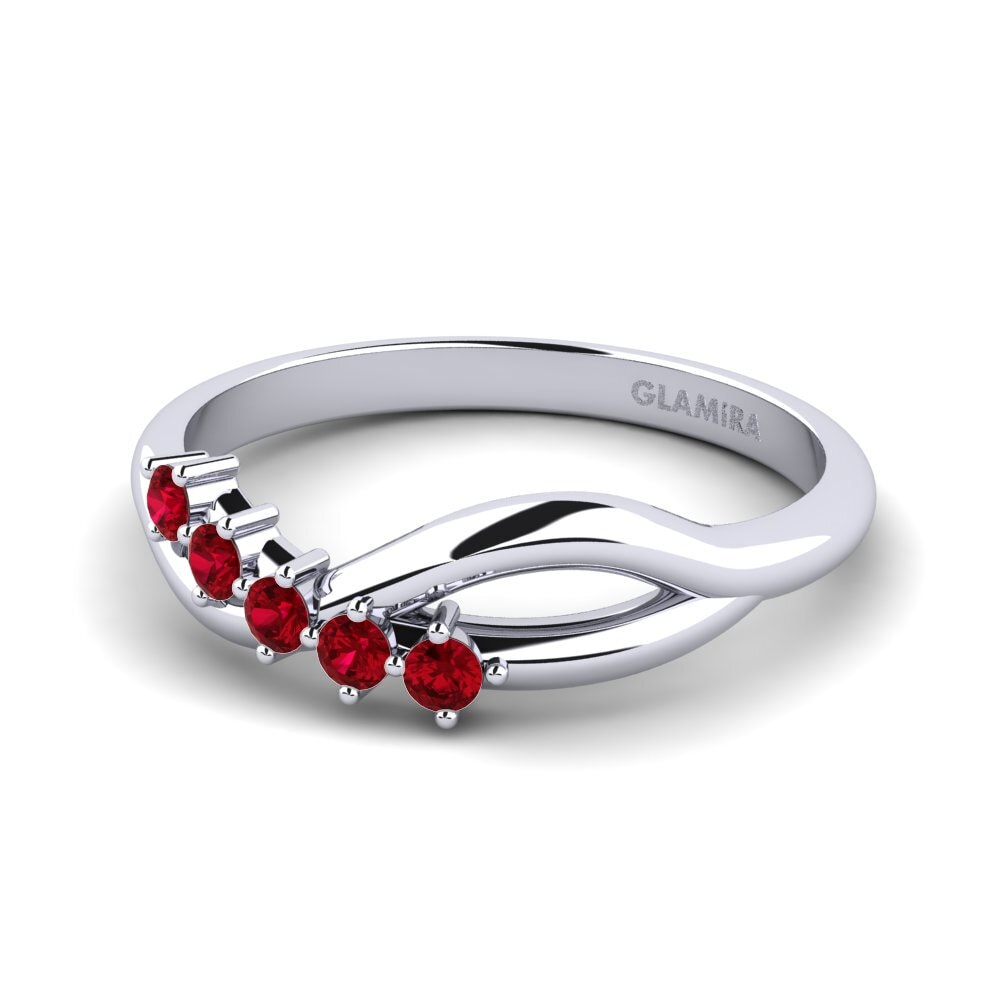 Circonita Roja Anillo Curateur