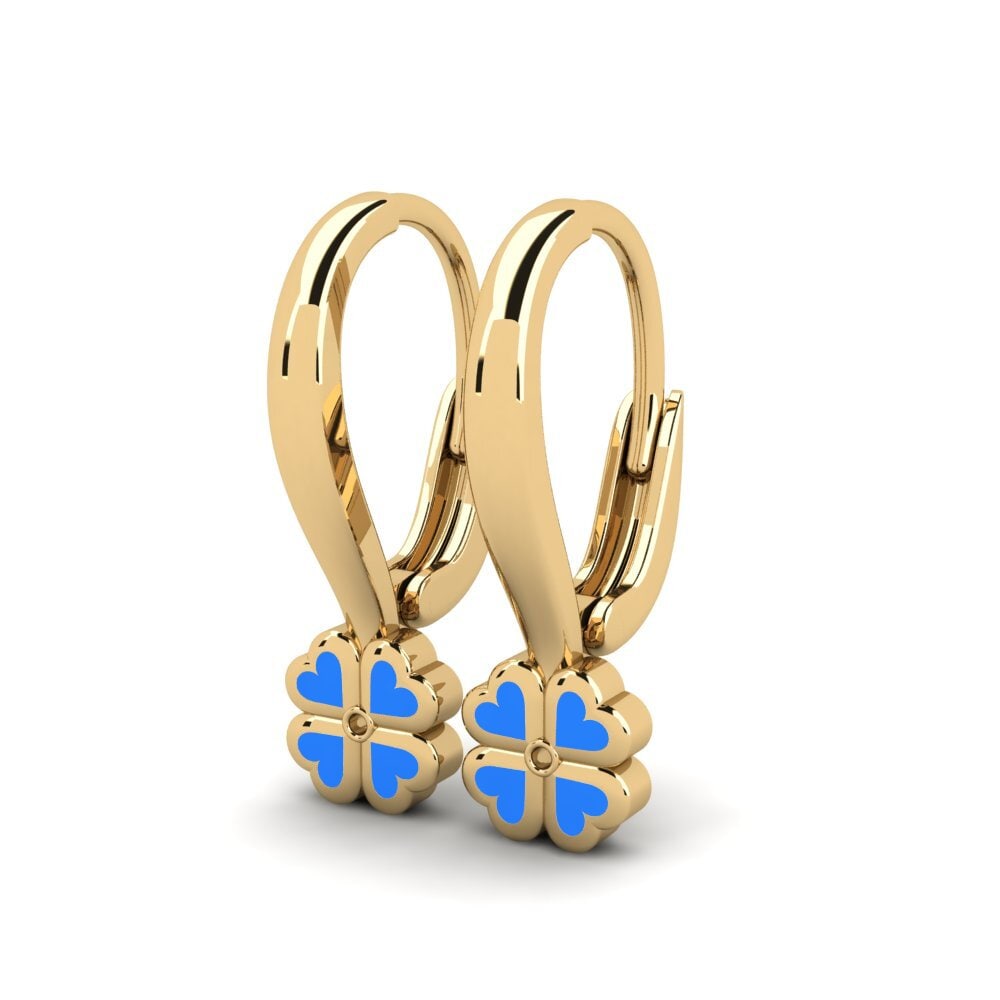 9k Oro Amarillo Pendiente para Niño Cvece
