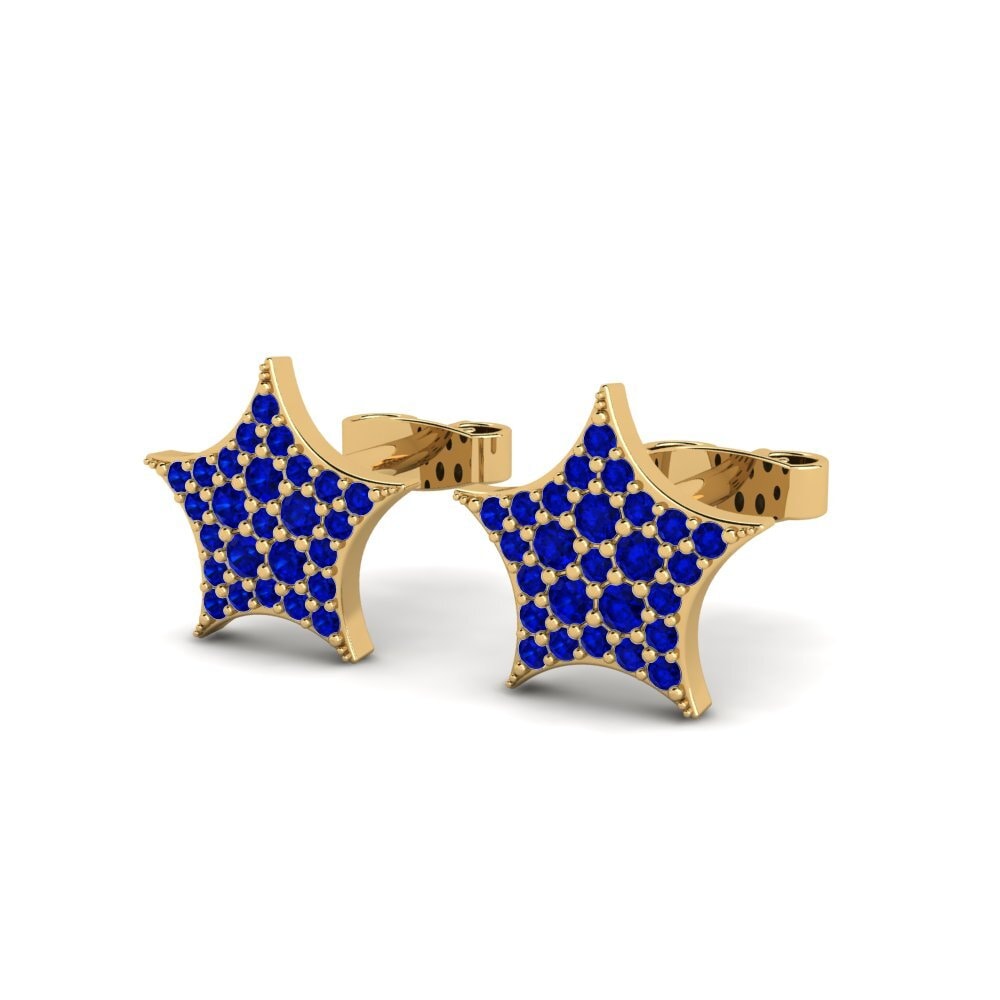 18ct Yellow Gold Women's Earring Cytherea