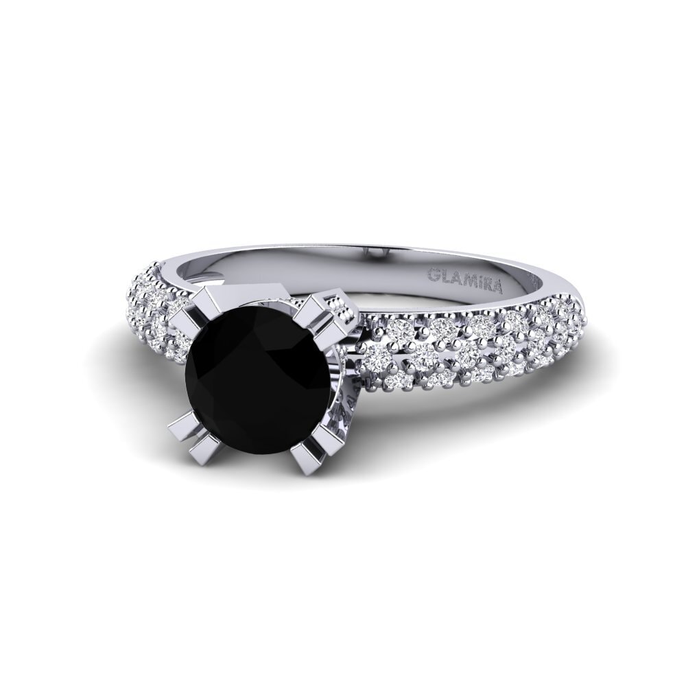 Black Onyx Bridal Set Swanky Ring A