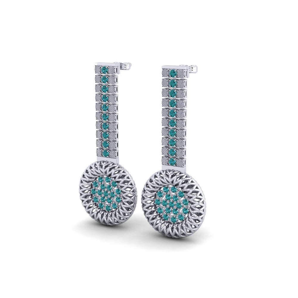 Blue Diamond Women's Earring Daanish